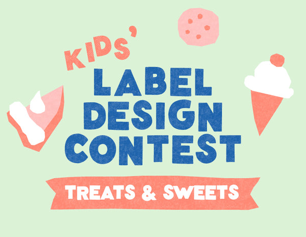 Kids Label Contest Banner for the mobile.