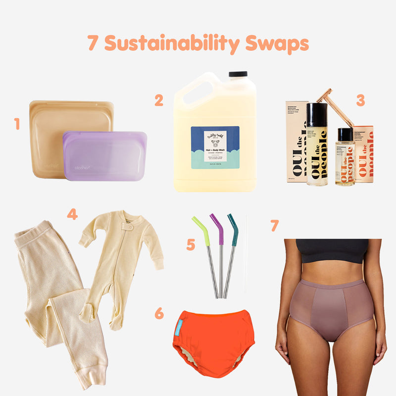 7 Simple Swaps to up Your Family's Sustainability