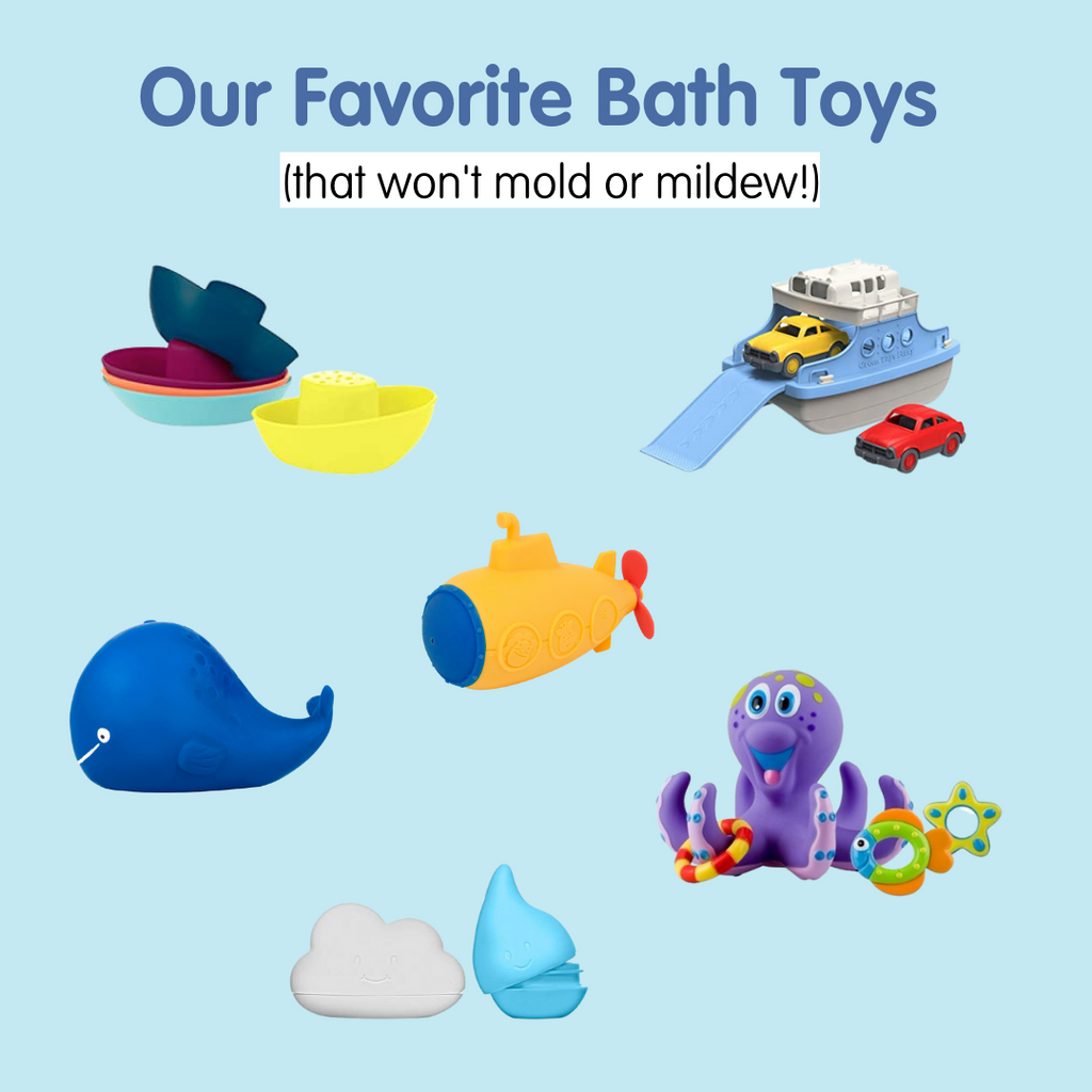 Our Favorite Bath Toys (that won't mold or mildew!)