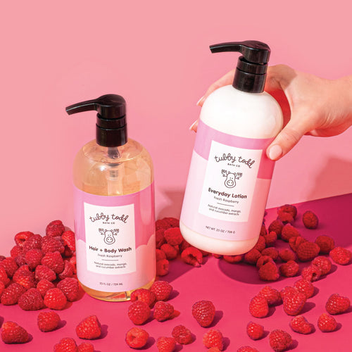 Fresh Raspberry Tubby Tod-The Wash and Lotion Bundle