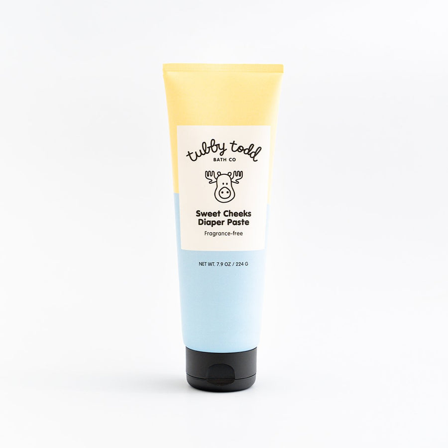 Diaper Rash Cheeks Baby Diaper Rash Cream | Sweet Cheeks with Zinc Oxide | Tubby Todd