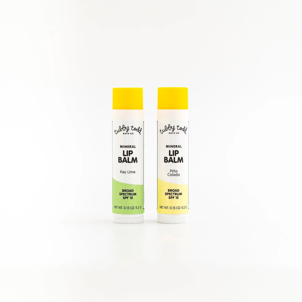 SPF Lip Balm 2-pack Key Lime and Pina Colada product image